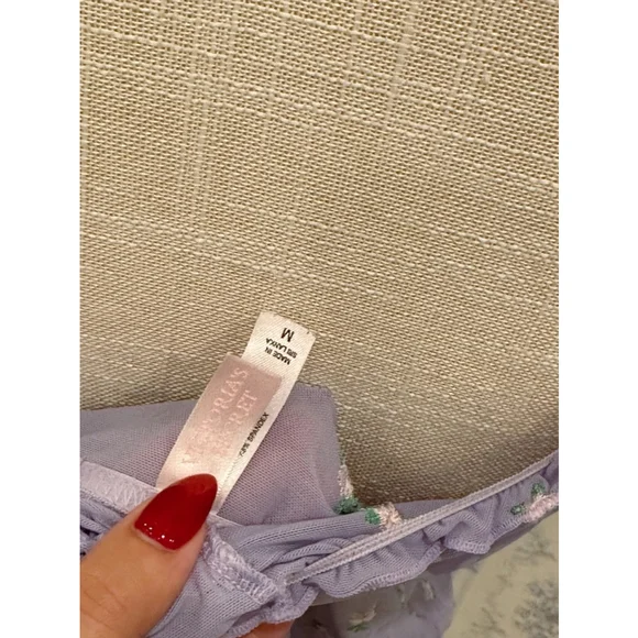 Vintage Victoria's Secret lilac rose cami top from 2004 - Picture 4 of 5